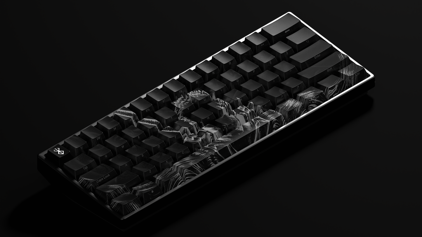 PRE-ORDER - Guts Keycaps - Black and White